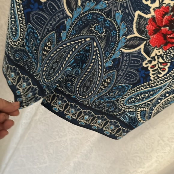 ECI STRETCH BOHO PENCIL SKIRT Sz:S - Picture 3 of 10